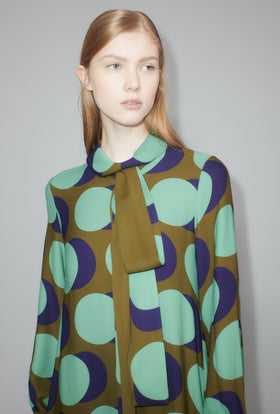 Big Double Dot Kleid, Moss from ODEEH 