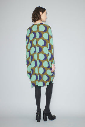 Big Double Dot Kleid, Moss from ODEEH 