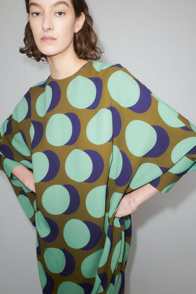Big Double Dot Kleid, Moss from ODEEH 
