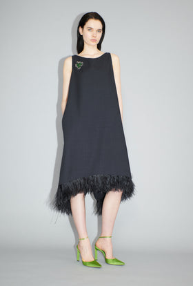 Struct. Tropical Kleid, Slate from ODEEH 