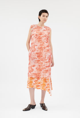 Big Brush Strokes Kleid, Lava from ODEEH 