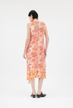 Big Brush Strokes Kleid, Lava from ODEEH 