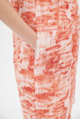 Big Brush Strokes Kleid, Lava from ODEEH 