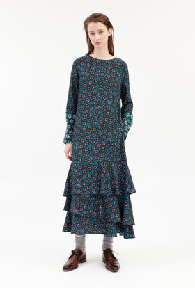 MALLOWS Kleid, Peacock Green from ODEEH 