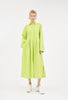 Poplin Kleid, Acid Green from ODEEH 