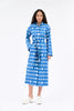 Graphical Dots Kleid, Vitriol Blue from ODEEH 