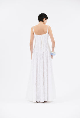 Cotton Fil Coupe Kleid, Milk from ODEEH 