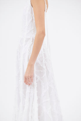 Cotton Fil Coupe Kleid, Milk from ODEEH 