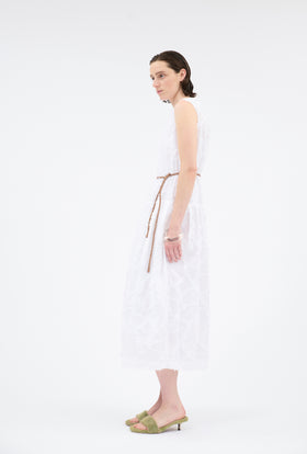 Cotton Fil Coupe Kleid, Milk from ODEEH 