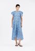 Fil Coupe Dots Kleid, Delft Blue from ODEEH 