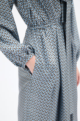 Double Face Coat, Marble Red from ODEEH 