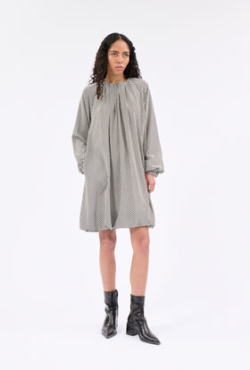 MINIMAL Kleid, Black White from ODEEH 