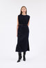 FLANNEL PIN STRIPE Kleid, Navy from ODEEH 