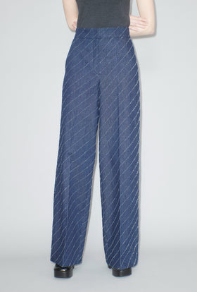 Diagonal Filcoupè Denim Hose, Indigo from ODEEH 