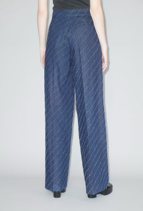 Diagonal Filcoupè Denim Hose, Indigo from ODEEH 