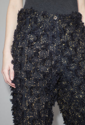 Gold Sprinkled Fringes Hose, Midnight from ODEEH 