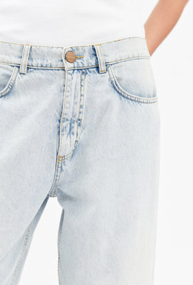 Heavily Bleached Denim Hose, Horizon from ODEEH 