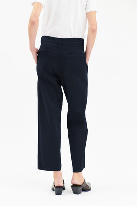 GARMENT WASHED GAB Hose, Navy from ODEEH 