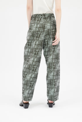 Stretch Trompe L'oeil Hose, Water Green from ODEEH 