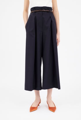 Super Light Wool Hose, Navy from ODEEH 