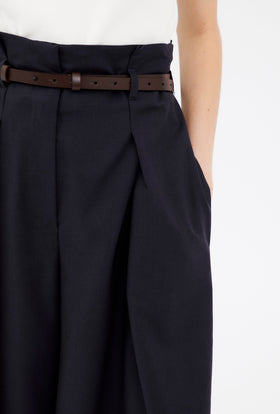 Super Light Wool Hose, Navy from ODEEH 