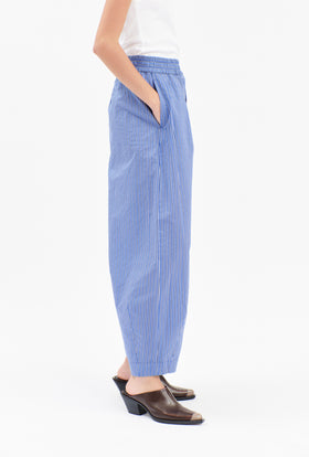 Light Cotton Stripes Hose, Ultramarine from ODEEH 