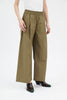 Popeline Hose, Dark Olive from ODEEH 