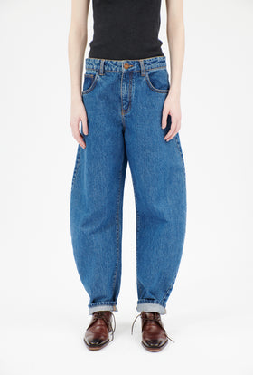 Blue Denim Jeans, Light Indigo from ODEEH 