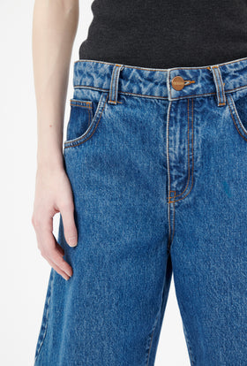 Blue Denim Jeans, Light Indigo from ODEEH 