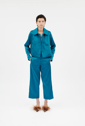 Stretch Duchesse Hose, Peacock from ODEEH 