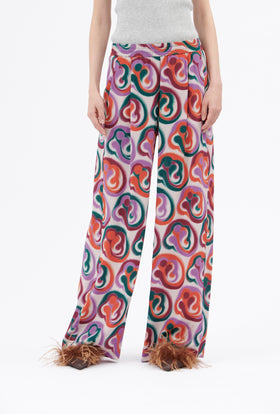 Blurred Paisley Hose, Blood Orange from ODEEH 