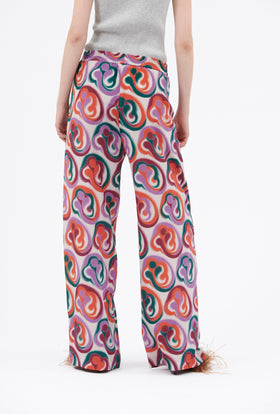 Blurred Paisley Hose, Blood Orange from ODEEH 