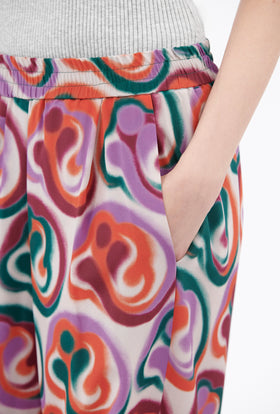 Blurred Paisley Hose, Blood Orange from ODEEH 