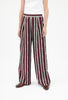 PAINTED STRIPES / TWILL Hose, Cordovan from ODEEH 