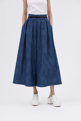 Micro Canvas Hose, Denim Blue from ODEEH 