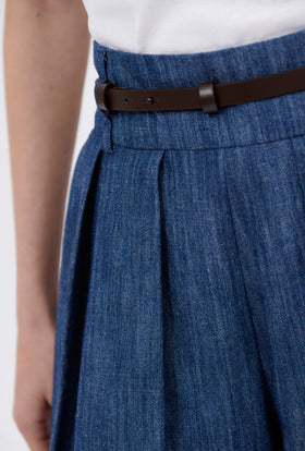 Micro Canvas Hose, Denim Blue from ODEEH 