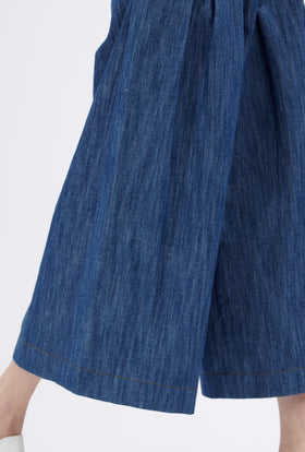 Micro Canvas Hose, Denim Blue from ODEEH 
