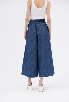Micro Canvas Hose, Denim Blue from ODEEH 
