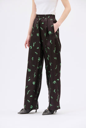 Cat & Mouse Twill Trouser, Cacao from ODEEH 