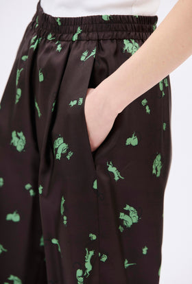 Cat & Mouse Twill Trouser, Cacao from ODEEH 