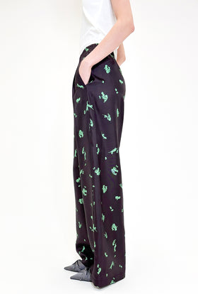 Cat & Mouse Twill Hose, Cacao from ODEEH 