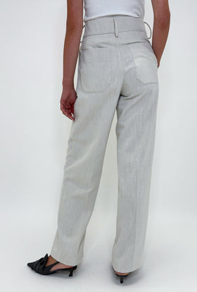 NATURAL SERGE BLEACHED Hose, Almond from ODEEH 