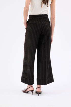 SAXON STRIPE Hose, Ebony from ODEEH 