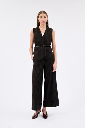 SAXON STRIPE Hose, Ebony from ODEEH 