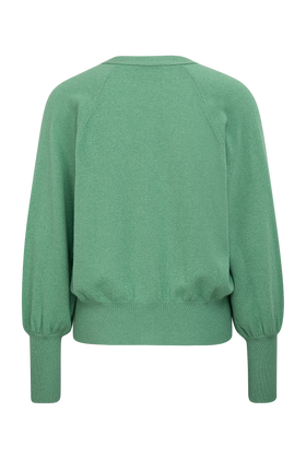 Light Cashmere Cardigan, Mermaid Green from ODEEH 