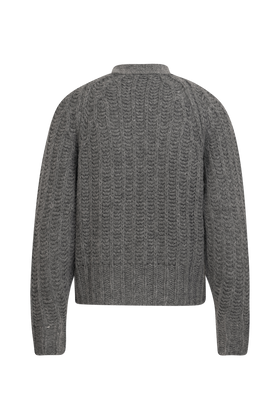 Cashair Cardigan, Heather Grey from ODEEH 