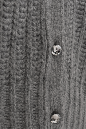 Cashair Cardigan, Heather Grey from ODEEH 