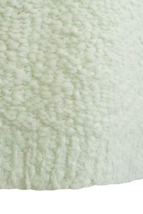 Fluffy Wick-Yarn Pullover, Ice Green from ODEEH 