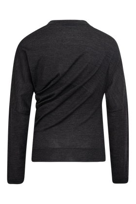 Merino Extrafine Pullover, Charcoal from ODEEH 