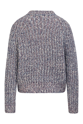 Marbled Alpaca Wool Pullover, Light Mauve from ODEEH 